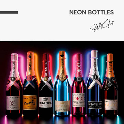 Neon Bottles – Glass