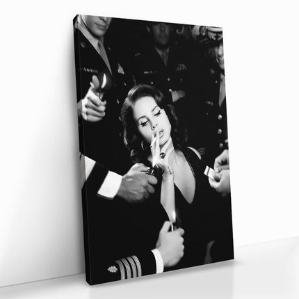 "Lana Smoking"
