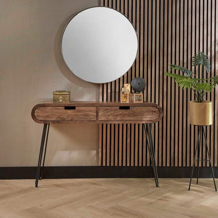 Vanity Table 2L barrel  Solid Mango (Sand Color)