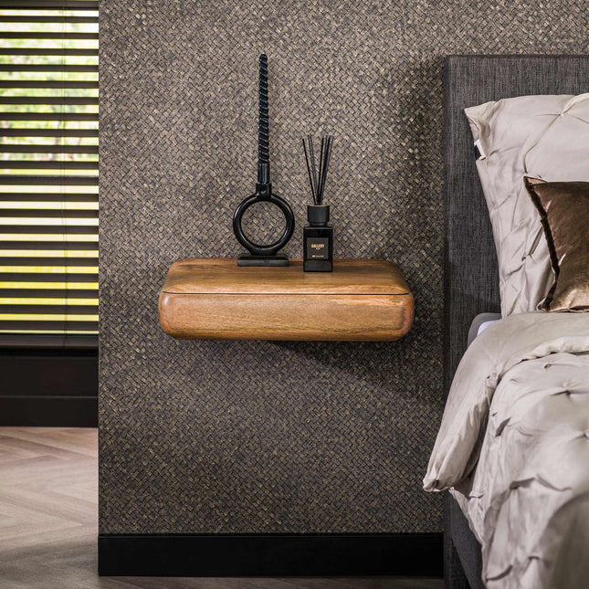 Nightstand sleek / Solid Mango (Sand Color)