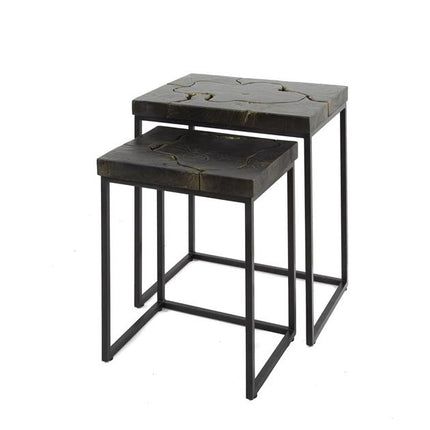 Side Table Black & Gold set2