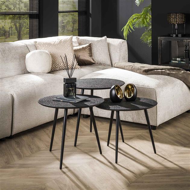 Coffee Table Luminous rond set3