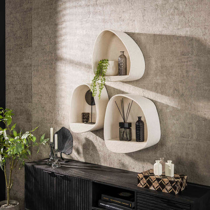 Wall Cabinet stone druppel / Marble Composite