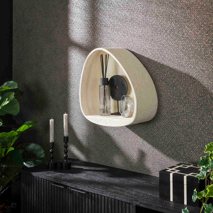 Wall Cabinet stone driehoek / Marble Composite