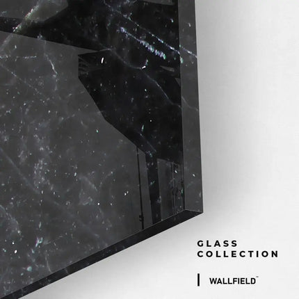 Black, White & Gold Stone – Glass