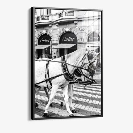French Horses – Glass