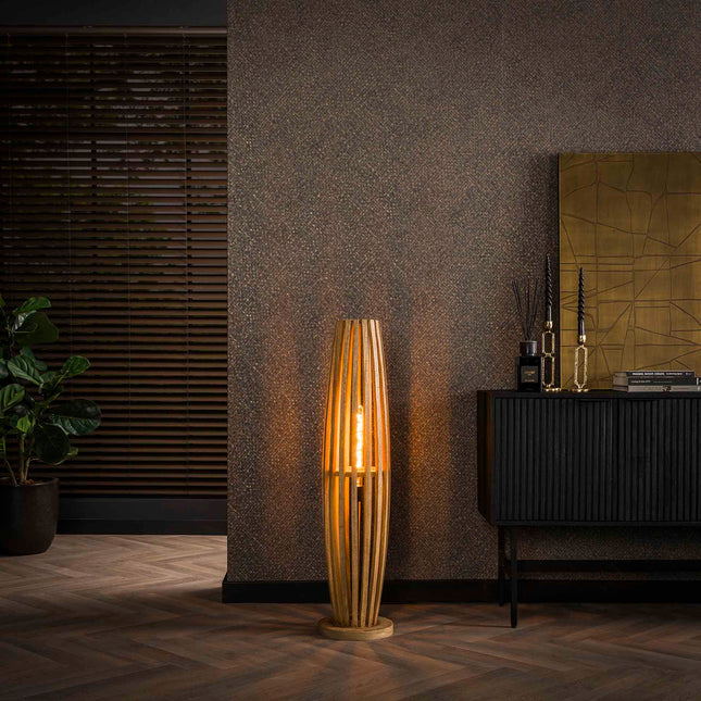Floor Lamp 2L orbit / Solid Natural Mango