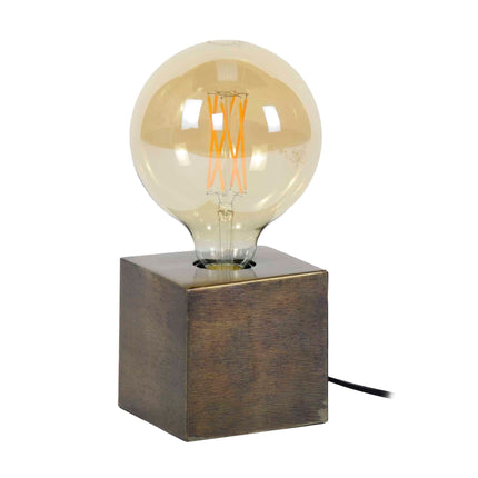 Table Lamp block/Brons antiek / Antique Bronze