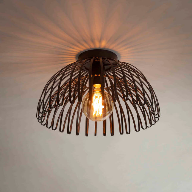 Ceiling Lamp 1L Bend / Charcoal