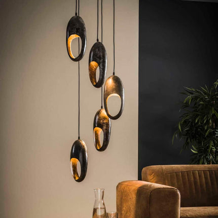 Pendant Lamp 5L Pointed