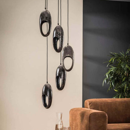 Pendant Lamp 5L Pointed