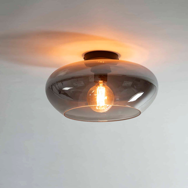 Ceiling Lamp elevate glass  Smoke Grey Glass