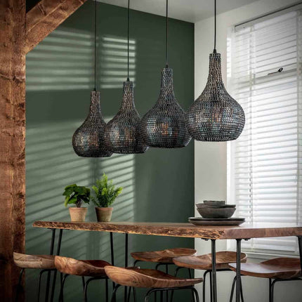 Pendant Lamp 4L Droplet Mesh