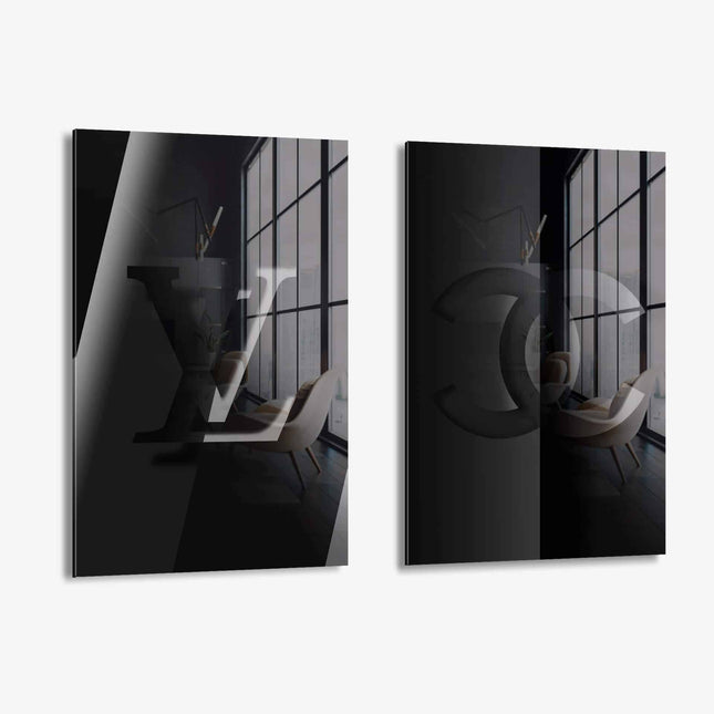 Bundle: Black Papercut (2x) – Glass