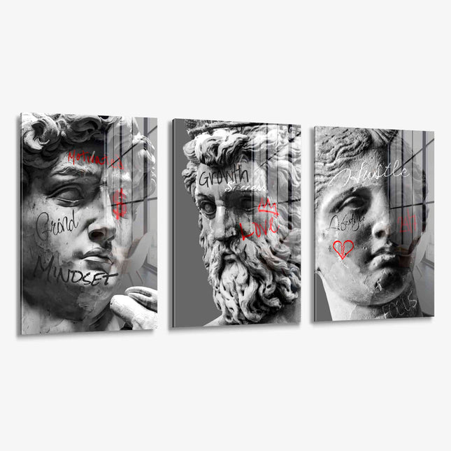 Bundle: Sculptures (3x) – Glass