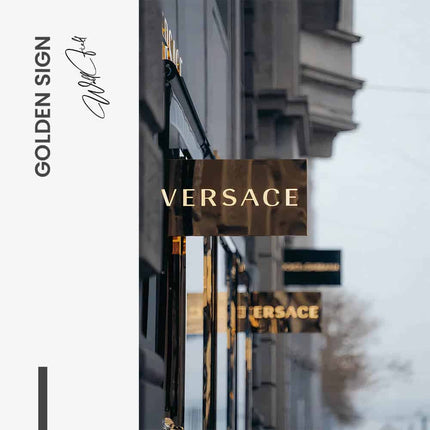 Golden Sign – Glass