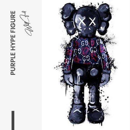 Purple Hype Figure – Glass