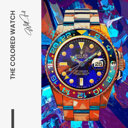 The Colored Watch – Glass