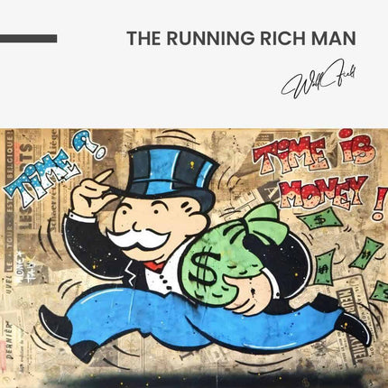 The Running Rich Man – Glass