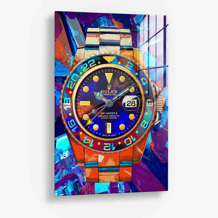 The Colored Watch – Glass