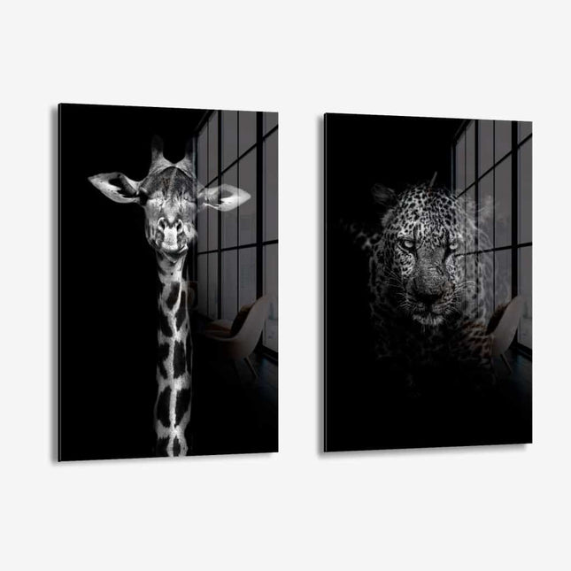 Bundle: "Black Animals" (2x) – Glass