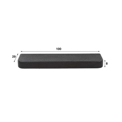 Wall Shelf 100cm metallic / Gray