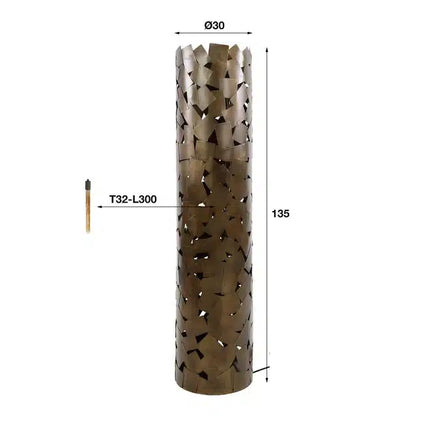 Floor Lamp patch cylinder / Antique Bronze