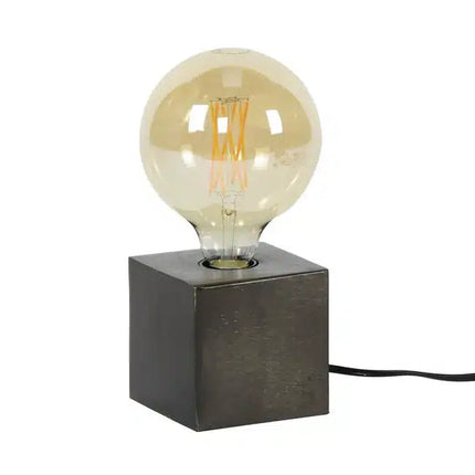 Table Lamp block/Zwart nikkel / Black Nickel
