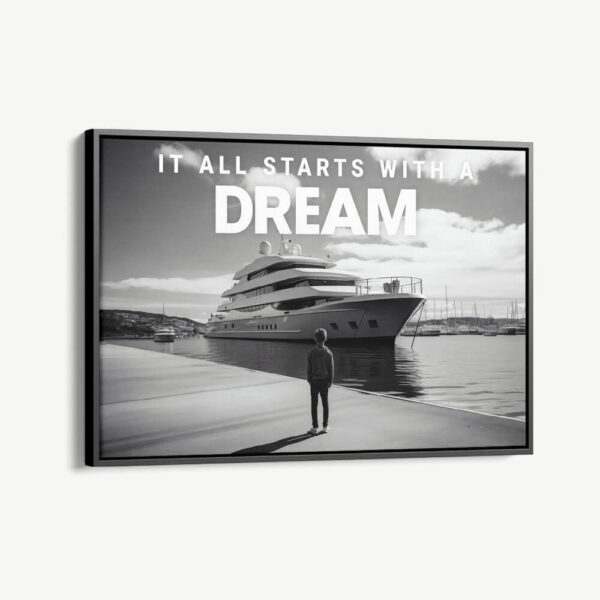 "Yacht Dream B&W (HZ)"