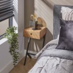 Nightstand 1L XS balance / Solid Natural Acacia