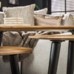 Coffee Table set/3 organisch / Solid Natural Acacia - Image 4