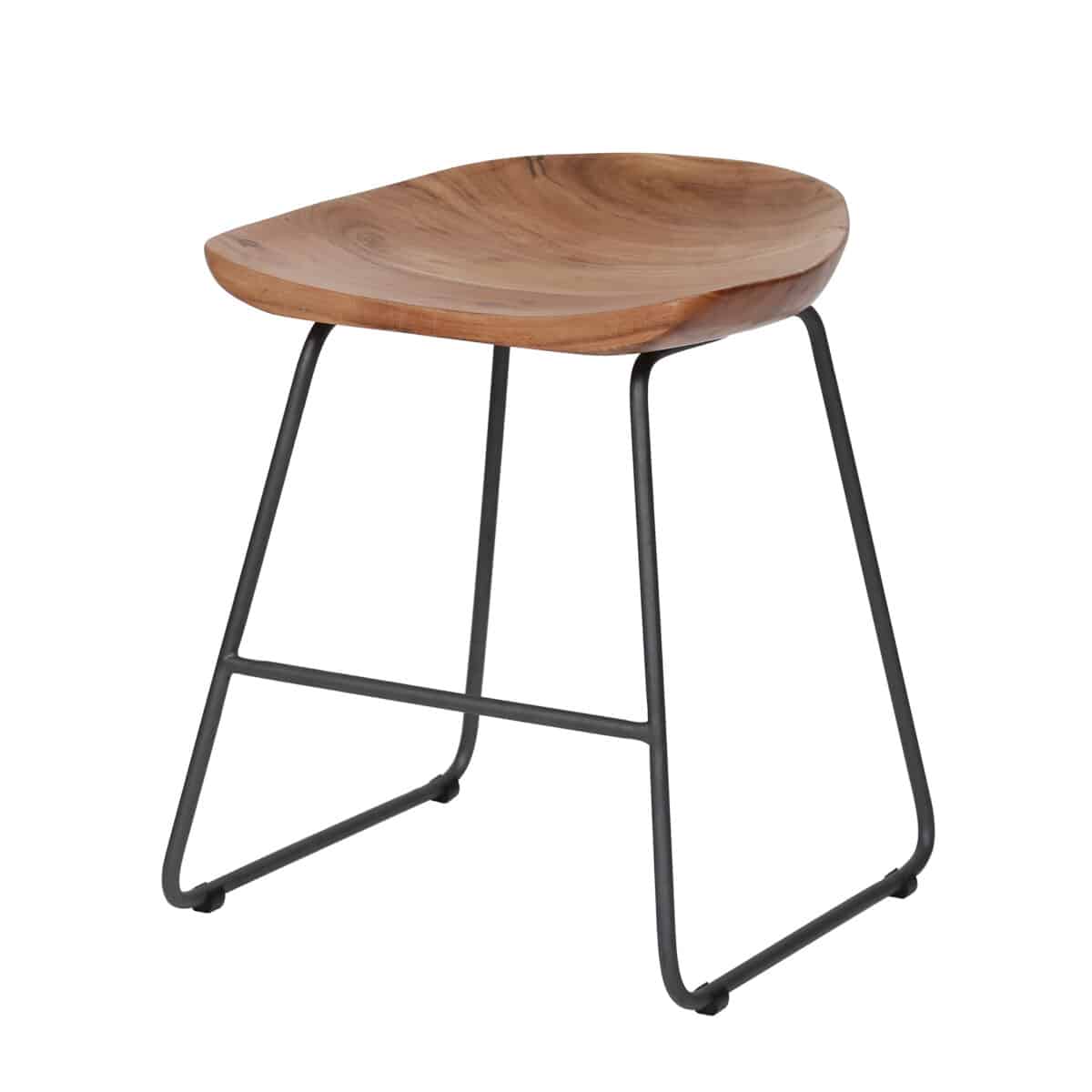 Stool hout ergo. VPE2 / Solid Natural Acacia - Image 2