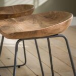 Stool hout ergo. VPE2 / Solid Natural Acacia - Image 4