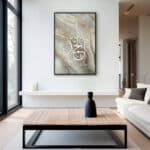 "Alhamdulillah Beige Marble" - Image 3