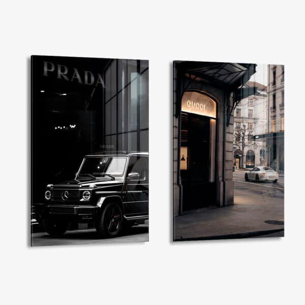 Lot: "Elegant Fashion" (2x) – Glass