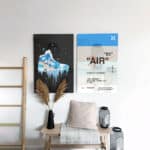 Lot: "AIR Blue" (2x) – Glass - Image 3