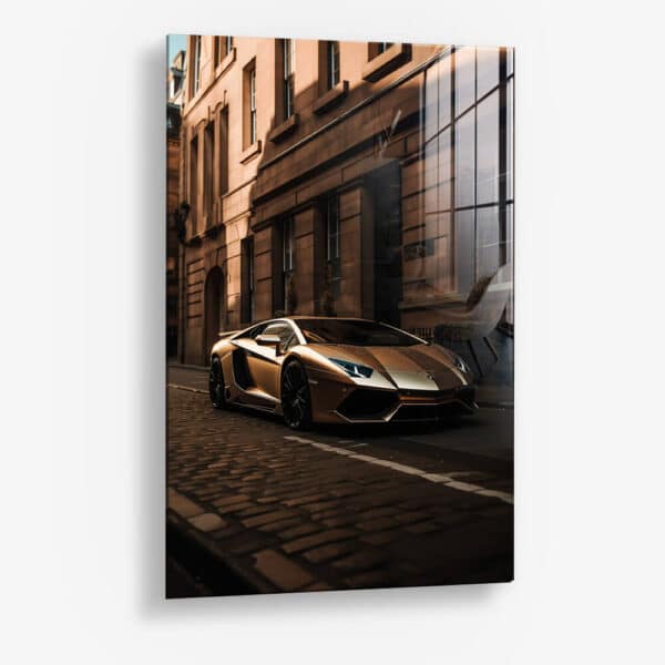 Golden Lambo – Glass