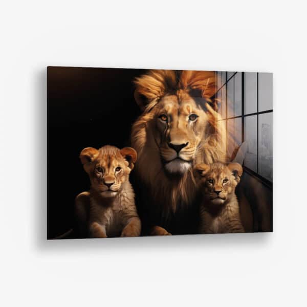 Father & Kids – Glass