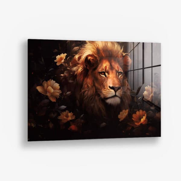 The Painted Lion – Glass