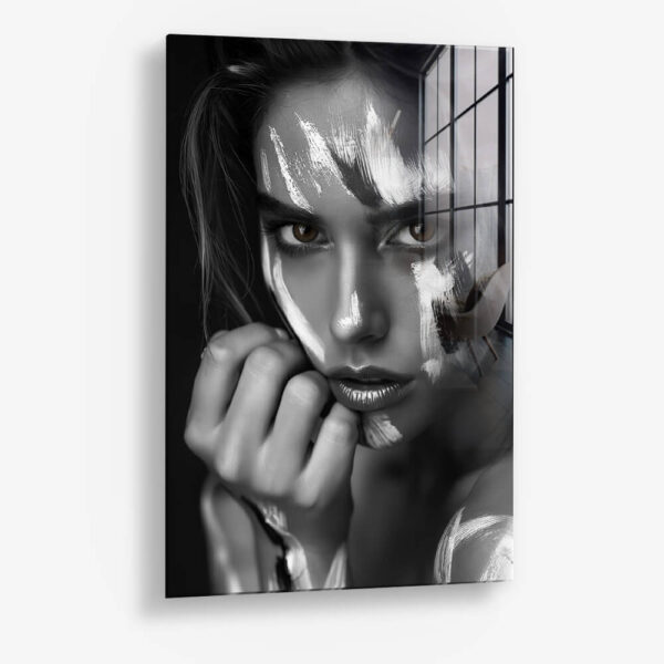 Painted Face – Glass