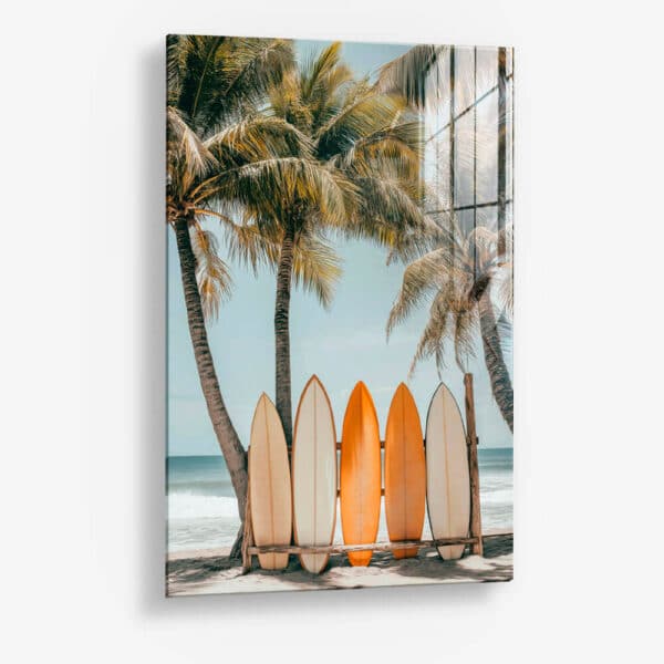 Surfboards & Palm Trees – Glass