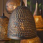 Pendant Lamp 4+3 punch mix / Black Brown - Image 3