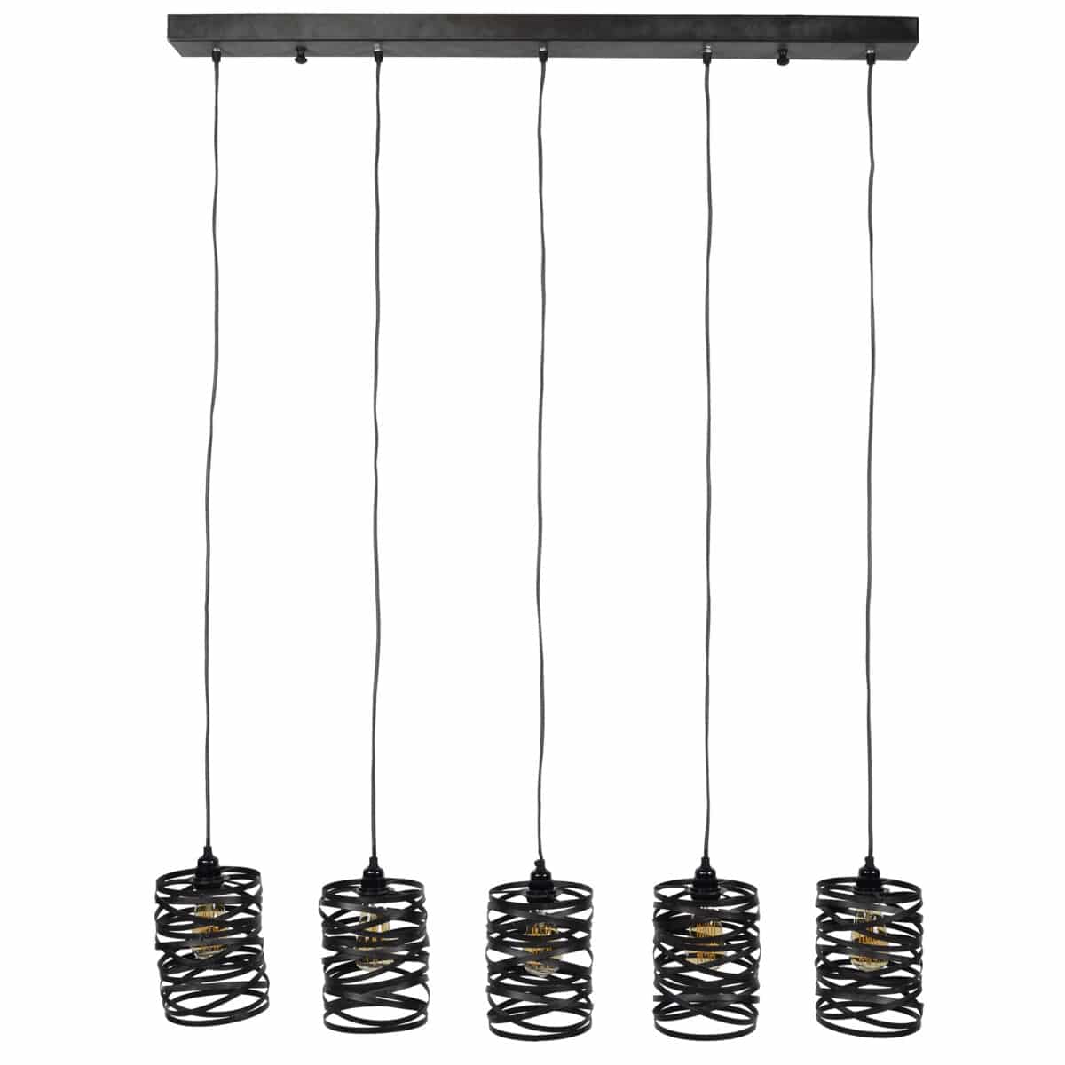 Pendant Lamp 5x ø17 spindle / Slate Grey - Image 5