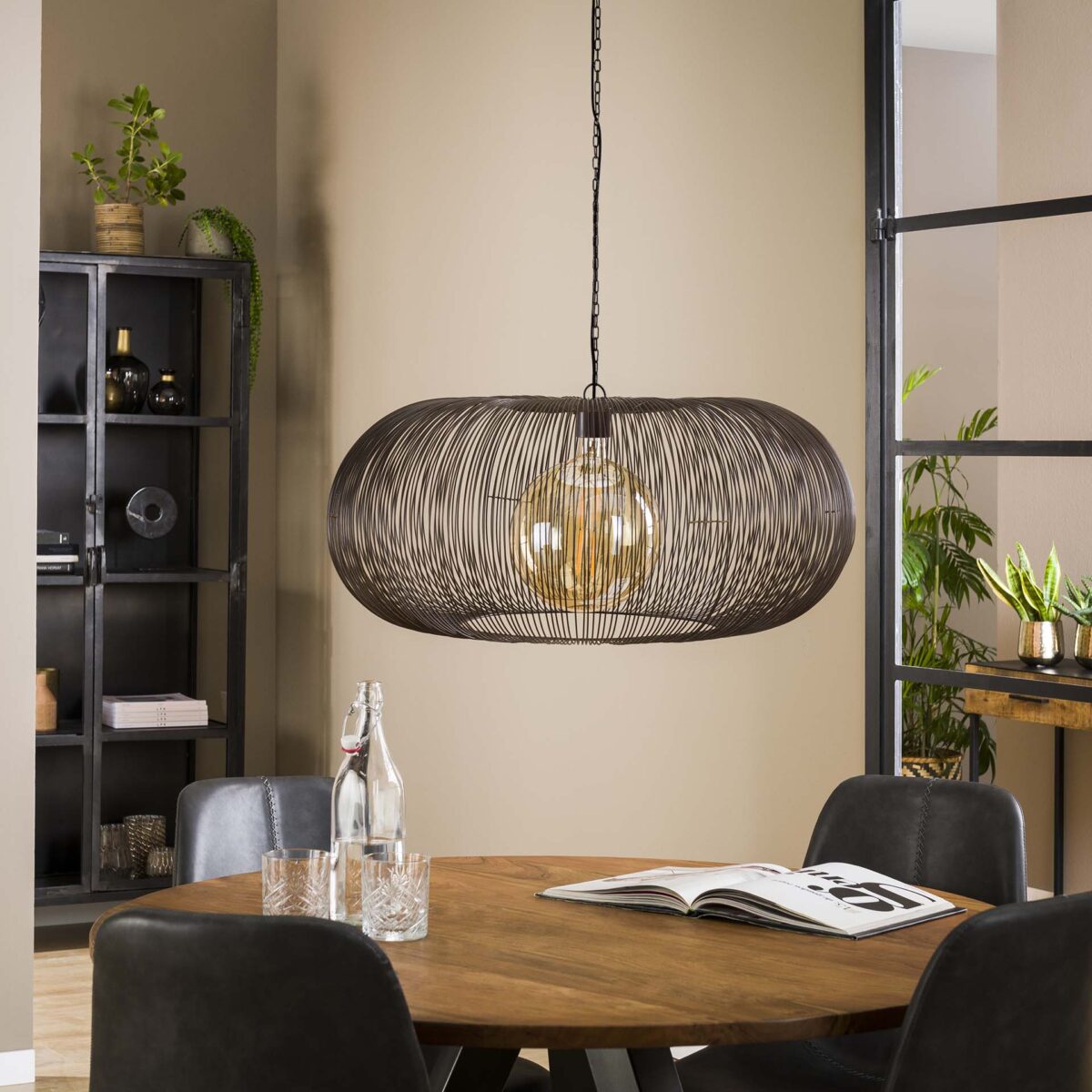 Pendant Lamp Ø70 copper twist / Black Nickel - Image 2