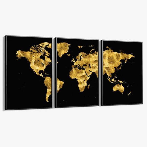 Bundle: "Golden World Map" (3x)