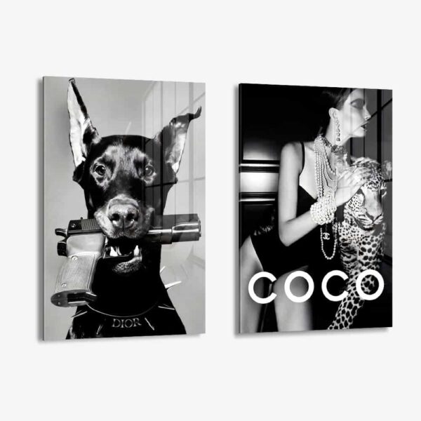 Lot: "Designer" (2x) – Glass