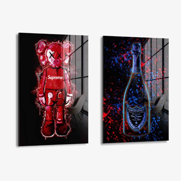Lot: "Red luxury" (2x) – Glass