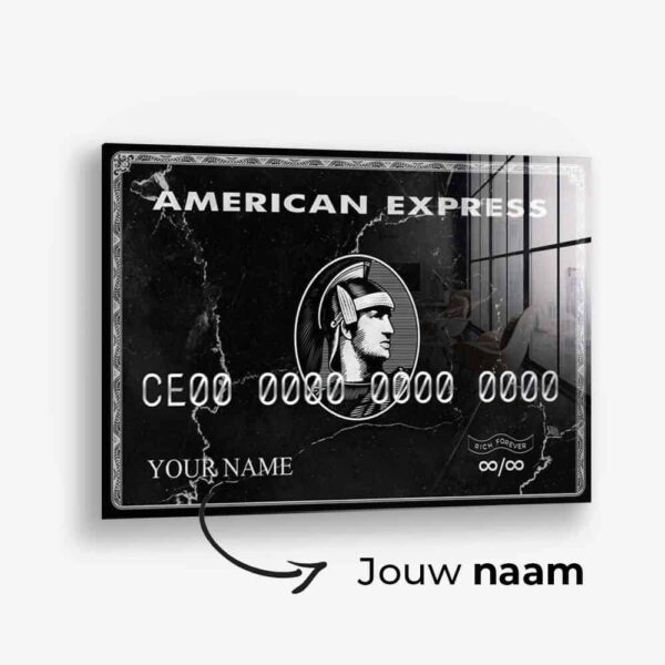 Custom Amex – Glass