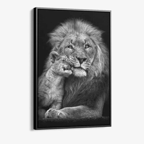 "Lion With Cub"