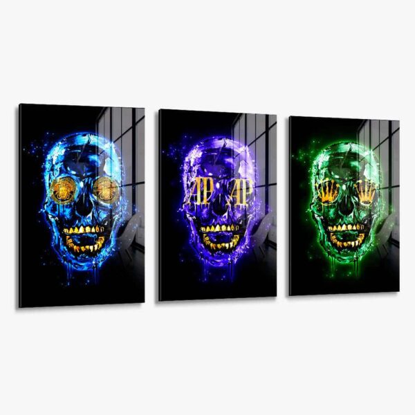 Lot: Skull x Limited Edition (3x) – Glass